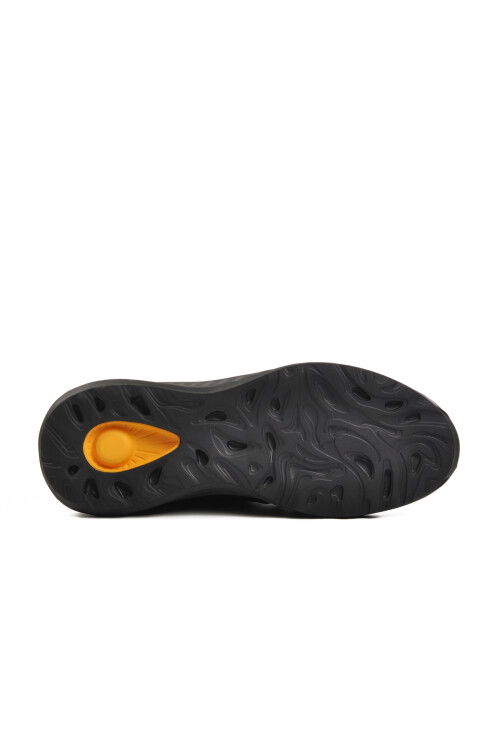 حذاء رجالي كاجوال من الجلد الطبيعي باللون الأسود مقاس 191103 M