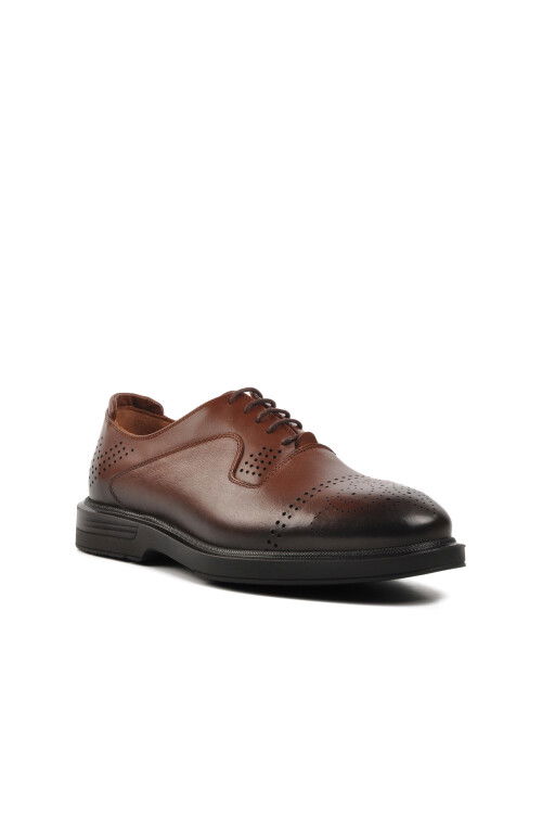 Tan Genuine Leather Mens Casual Shoes 43708 Tedd M