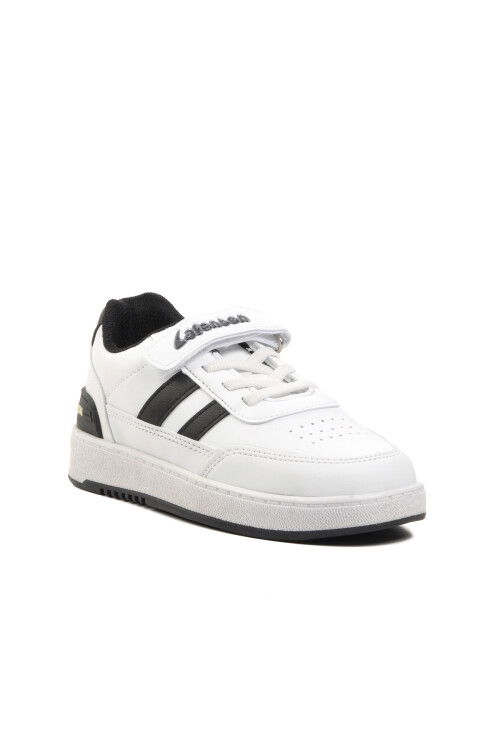 White-Black Childrens Sports Shoes 725-24K F