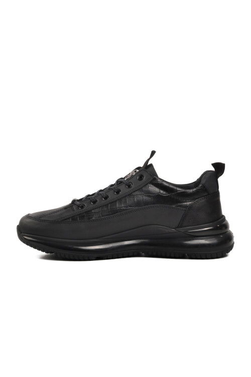 Black Mens Casual Shoes 152-18168 M