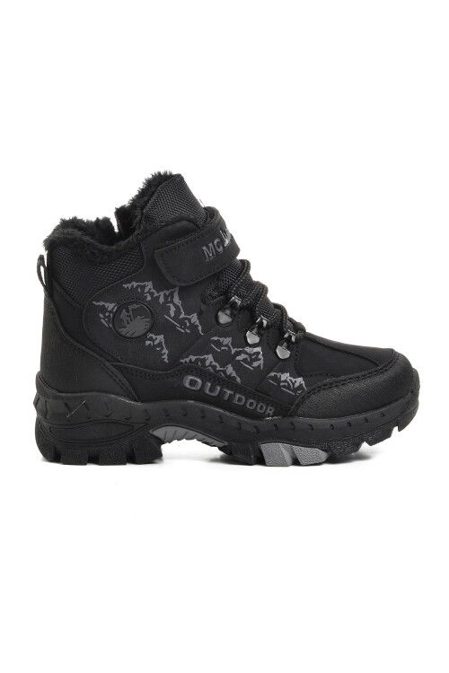 Black Childrens Boots 2040 F