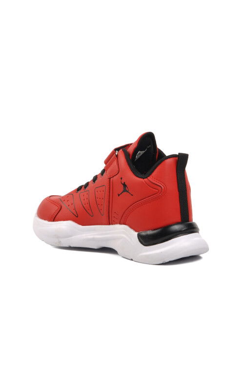 Red Black Unisex Kids Basketball Shoes 1522 F