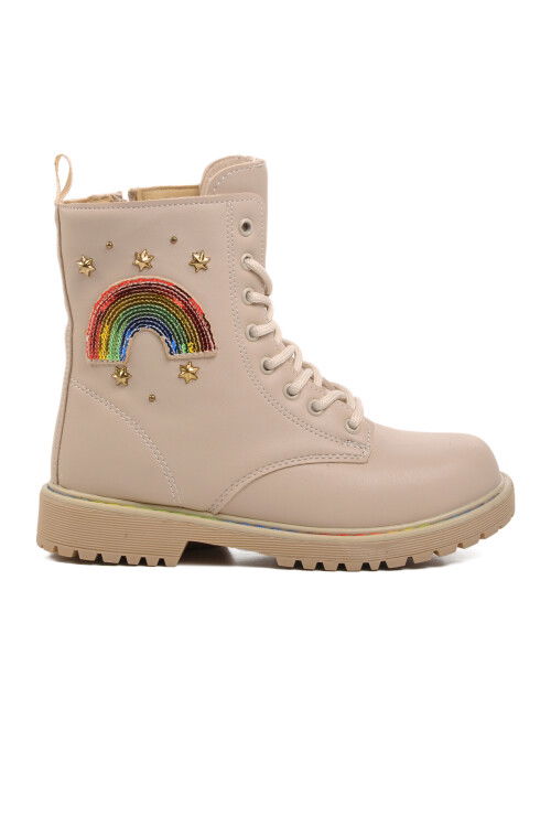 حذاء كريمي للبنات 1527 F