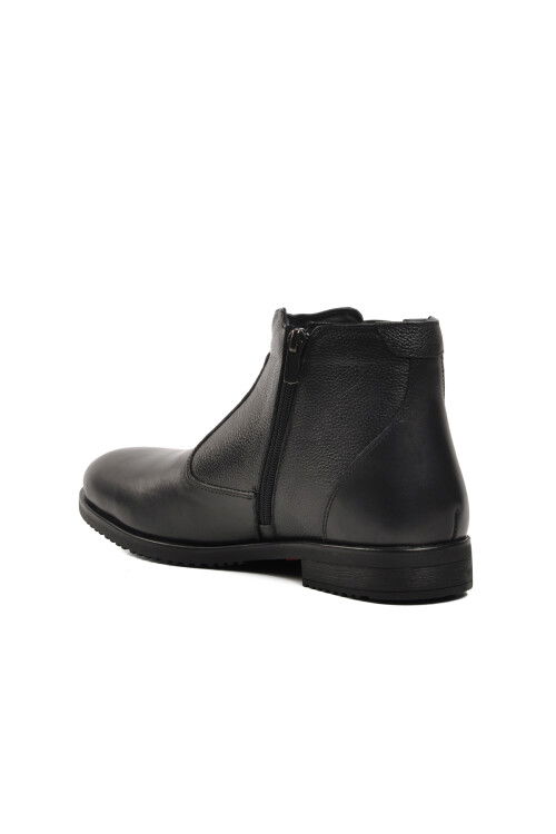 Black Genuine Leather Mens Boots 1196063-24K M