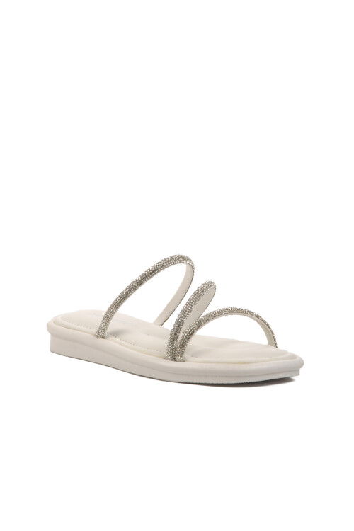 White Womens Slippers PC-5102 Z