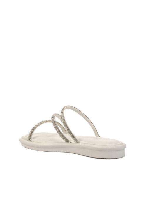 White Womens Slippers PC-5102 Z