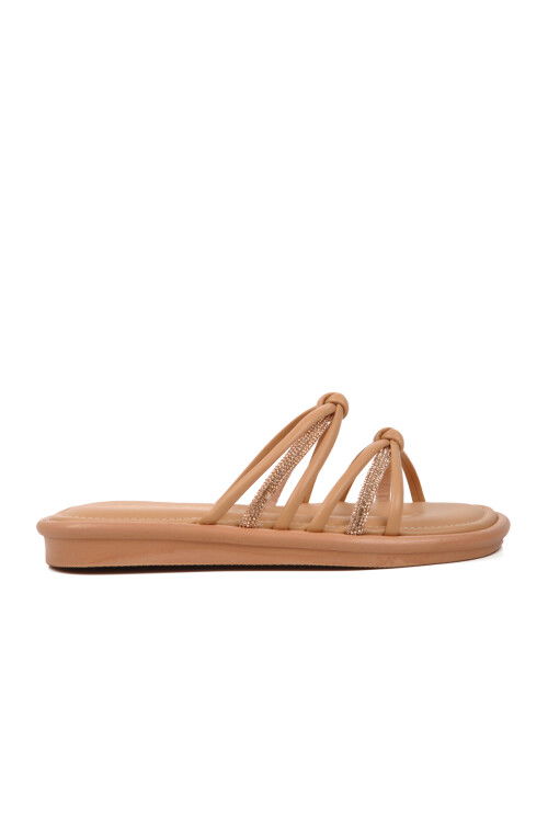 Beige Womens Slippers PC-5106 Z