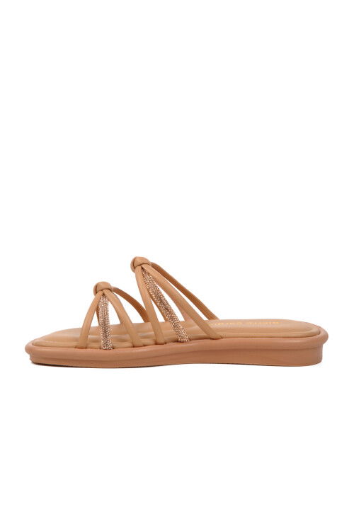 Beige Womens Slippers PC-5106 Z