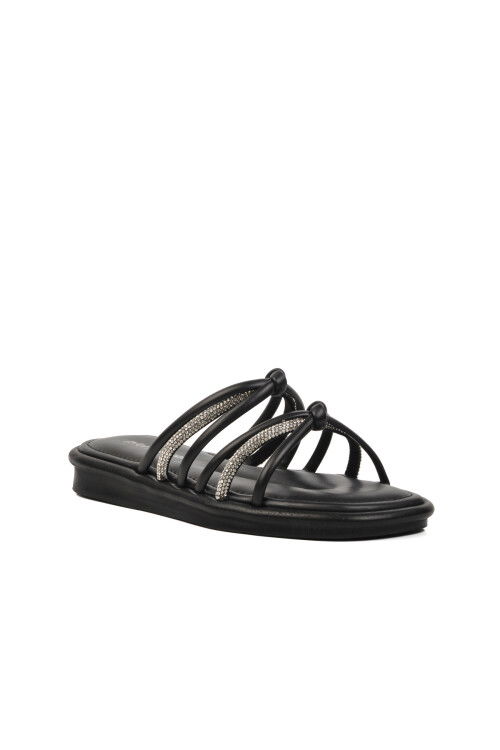 Black Womens Slippers PC-5106 Z