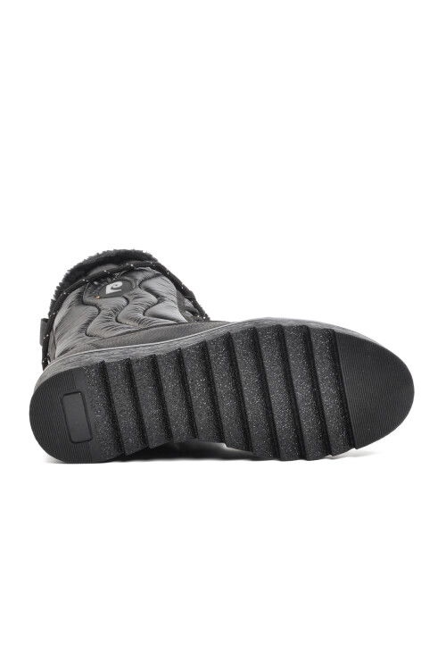 حذاء ثلج نسائي أسود Pc-52661 Z