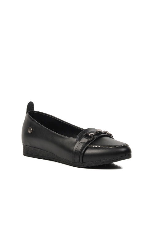 Black Lightweight Womens Ballerinas PC-53016 Z