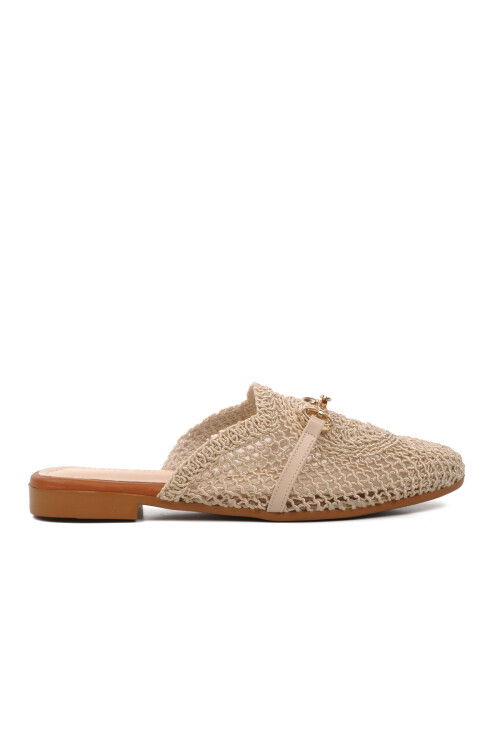 Beige Womens Slippers PC-53128 Z