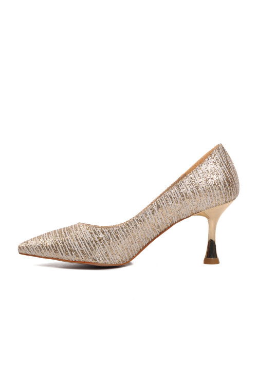 Gold Womens High Heel Shoes PC-54049 Z