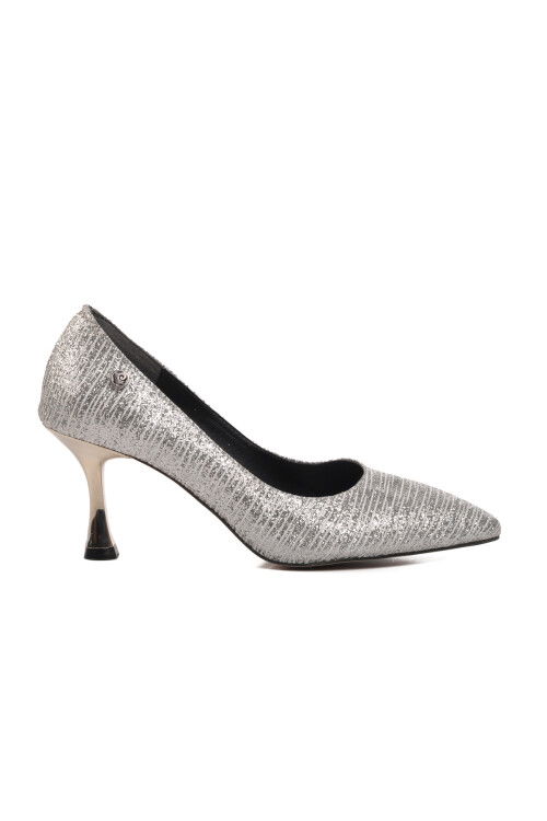 Silver Womens High Heel Shoes PC-54049 Z