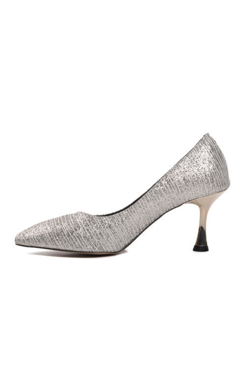 Silver Womens High Heel Shoes PC-54049 Z