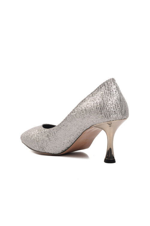 Silver Womens High Heel Shoes PC-54049 Z