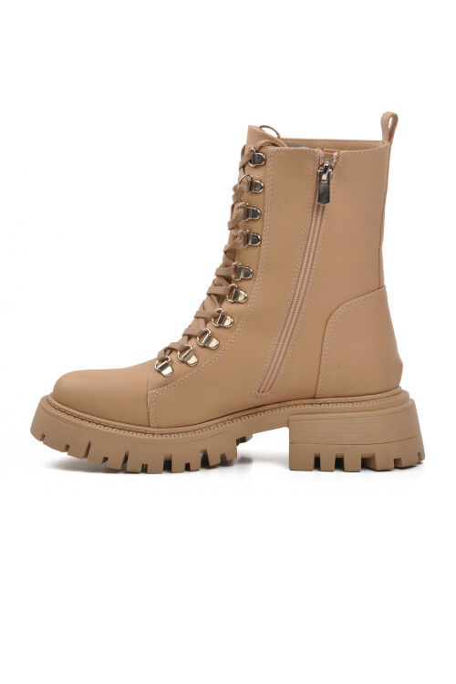 Beige Womens Boots PC-54079 Z