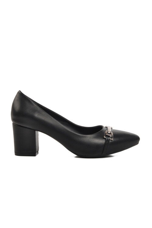 Siyah  Kadın Topuklu Ayakkabı PC-54212 Z