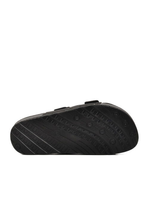 Black Nubuck Lightweight Mens Slippers PC-7241 M