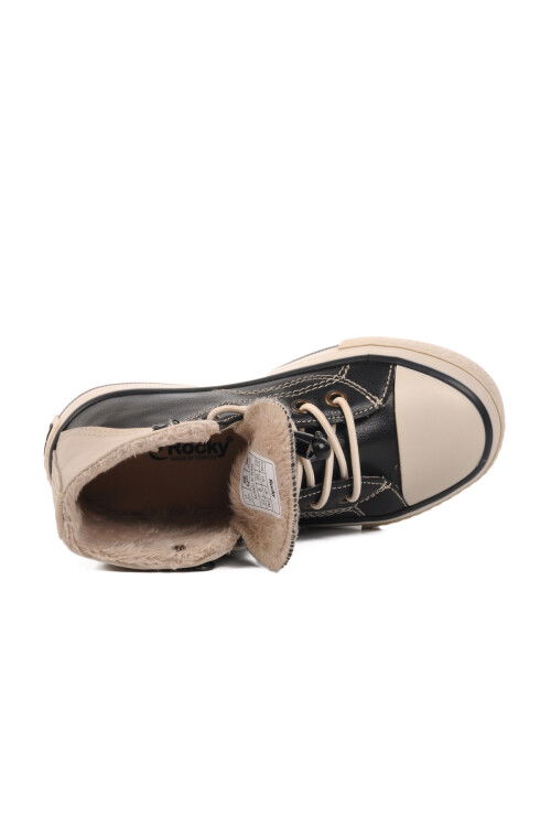 Black-Beige Childrens Sneakers 005 F