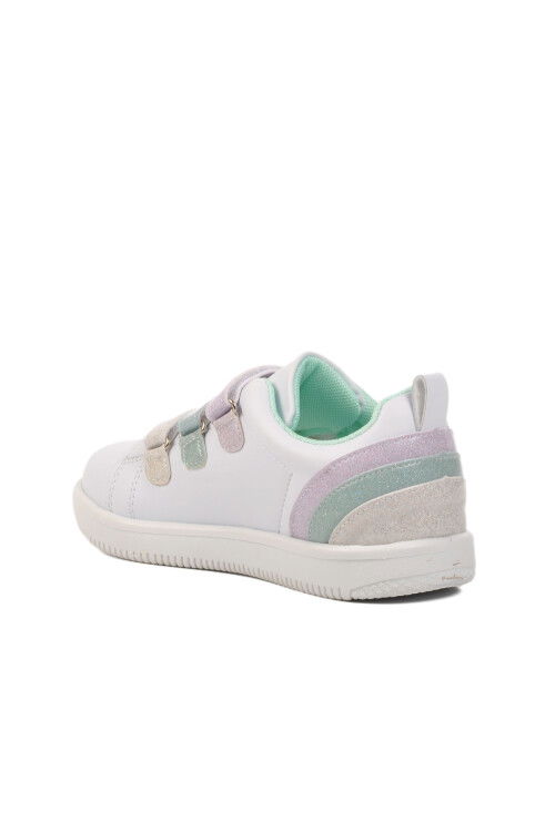 White-Mint Childrens Sneakers 6502 F