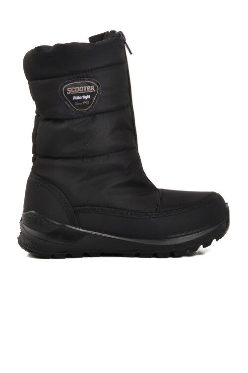 Black Waterproof Girls Snow Boots F7447 F