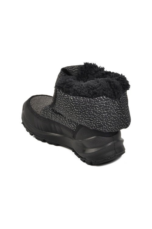 Black Glitter Waterproof Girls Snow Boots F7447 F