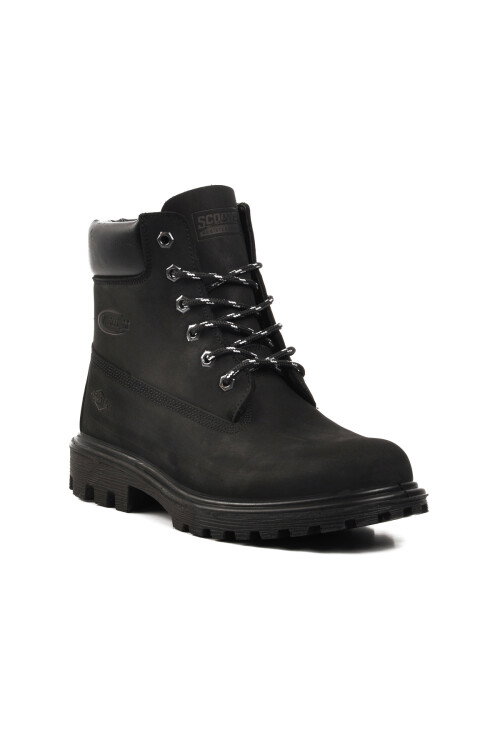 Black Nubuck Waterproof Mens Boots M7108 M