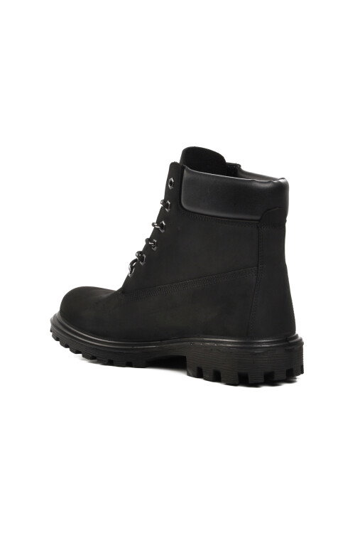 Black Nubuck Waterproof Mens Boots M7108 M