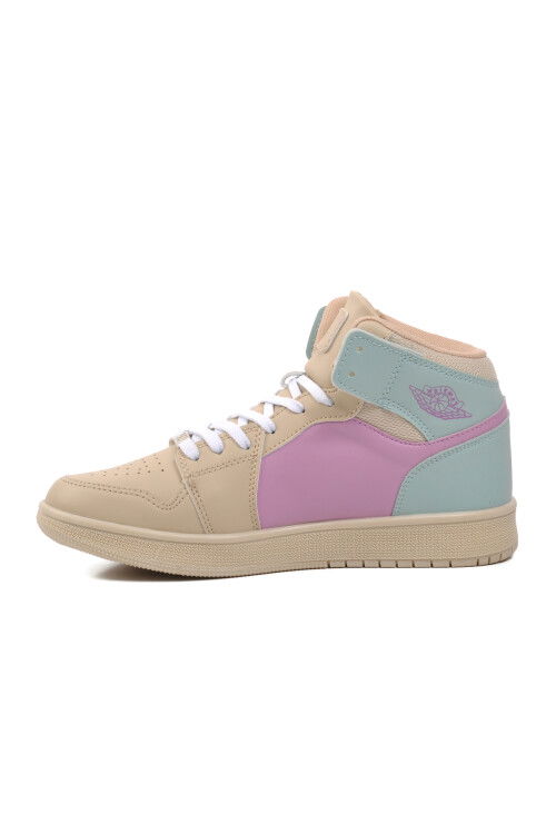 Beige-Lilac-Green Unisex Hi Sneaker Sloga Hı G