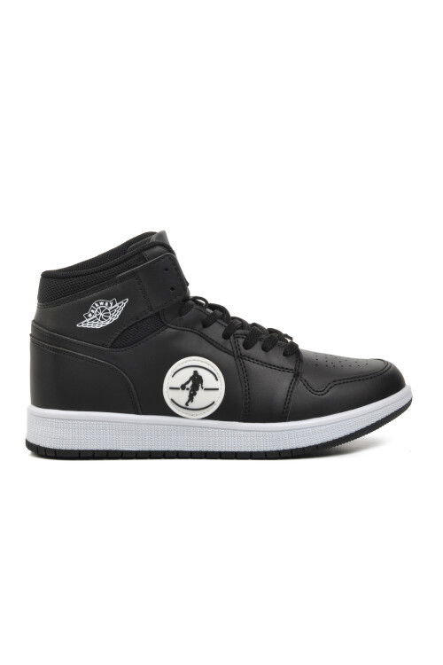 Black-Black-White Unisex Hi Sneaker Sloga Hı G