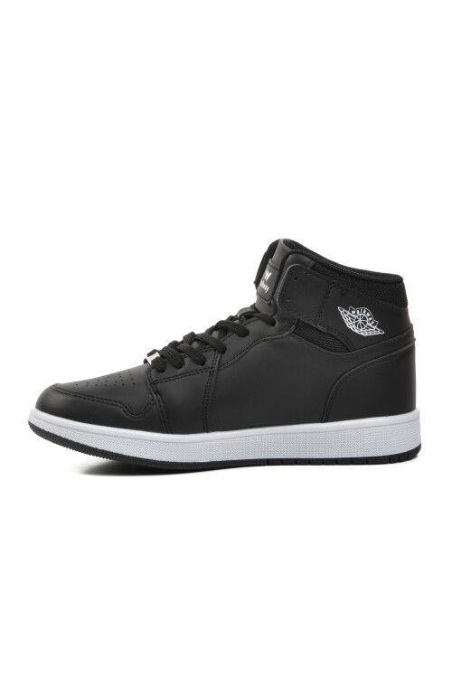 Black-Black-White Unisex Hi Sneaker Sloga Hı G
