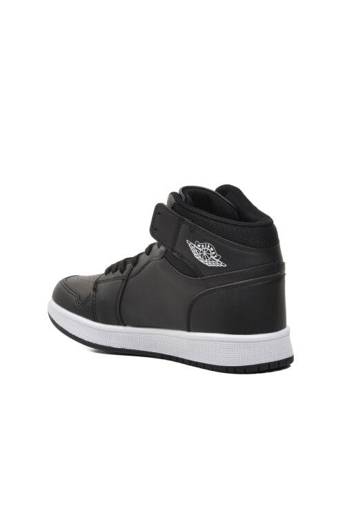 Black-Black-White Unisex Hi Sneaker Sloga Hı G