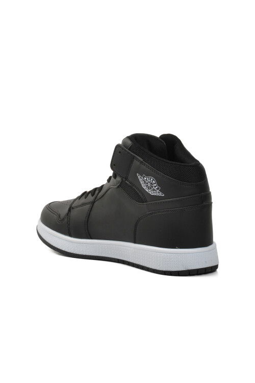 Black-Black-White Mens Hi Sneaker Sloga Hı M