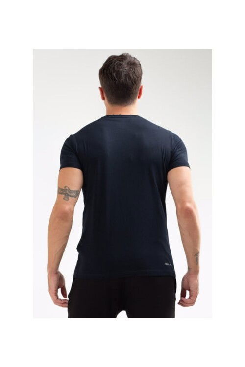 تي شيرت رجالي أزرق داكن من Jax Tshirt TF0133