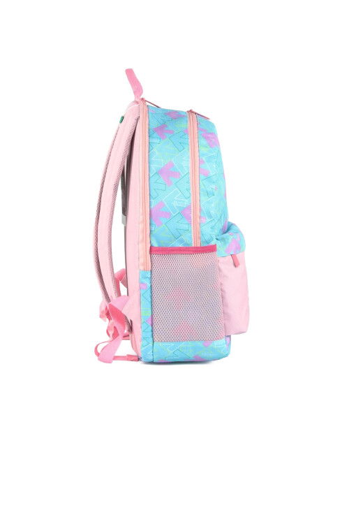 حقيبة مدرسية للجنسين باللونين الوردي والأزرق 03731