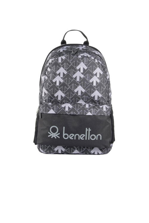 Siyah-Gri  Unisex Okul Çantası 03738