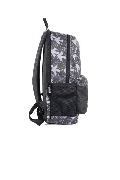 Siyah-Gri  Unisex Okul Çantası 03738