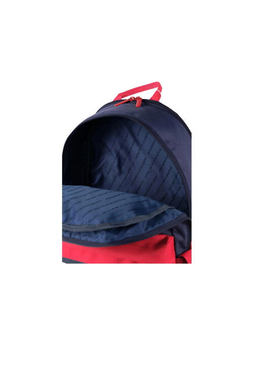 Navy Blue-Red Unisex School Bag 03789