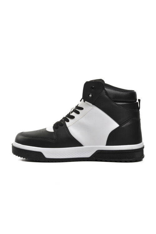 Siyah-Beyaz Unisex Hi Sneaker BN-31085 G