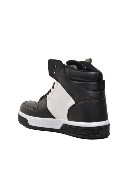 Siyah-Beyaz Unisex Hi Sneaker BN-31085 G
