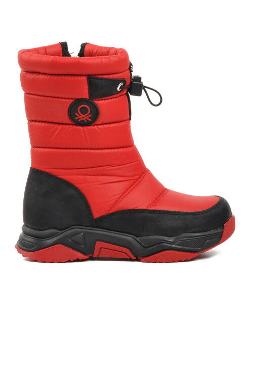 Red Water Repellent Childrens Snow Boots Bn-70004 F