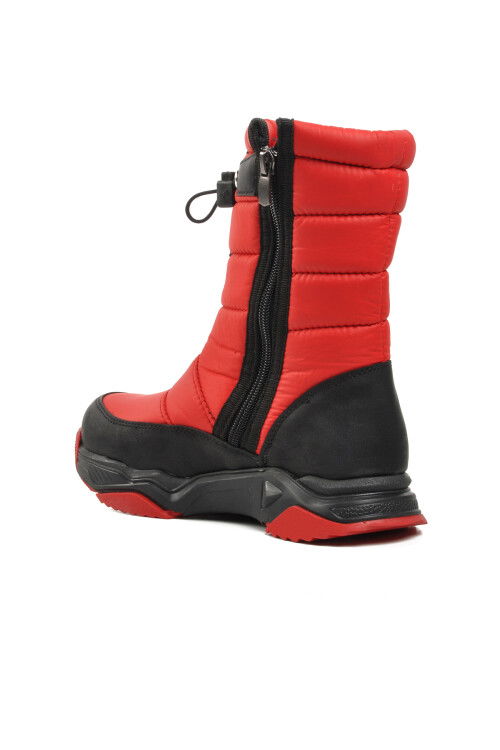 Red Water Repellent Childrens Snow Boots Bn-70004 F