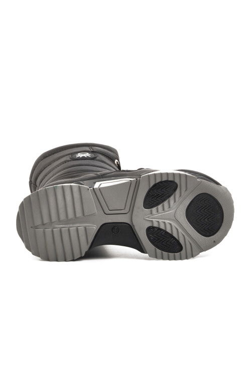 Black Water Repellent Childrens Snow Boots Bn-70004 F