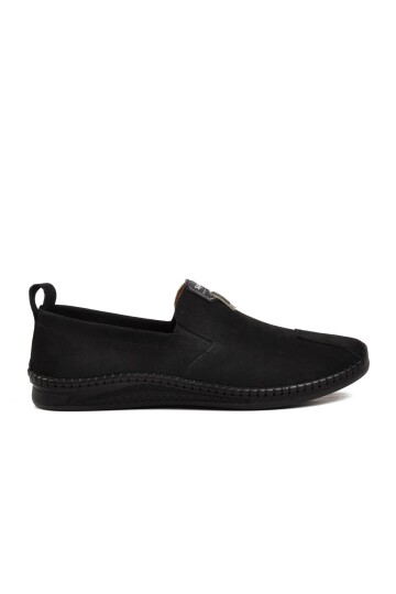 Black Nubuck Mens Casual Shoes 308 M