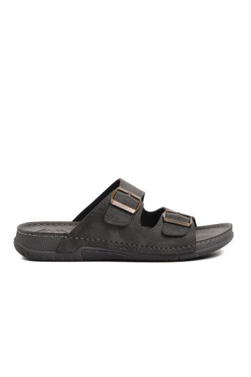 Grey Mens Slippers Ayakmod 64.002 M