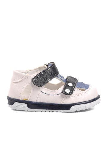 White Blue Orthopedic Baby Shoes 3200 B