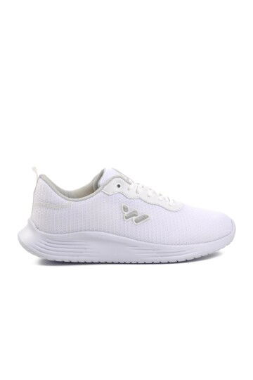 White Mesh Lightweight Flexible Mens Sneakers Aldan M