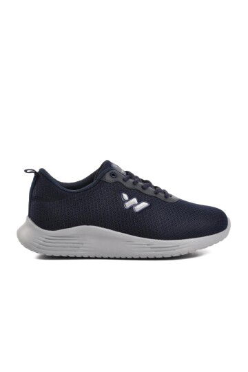 Navy Blue Ice Mesh Lightweight Flexible Mens Sneakers Aldan M