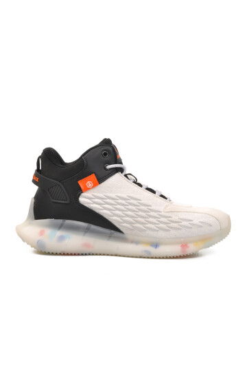 White-Black Mens Basketball Shoes Claudin 101 22352 M